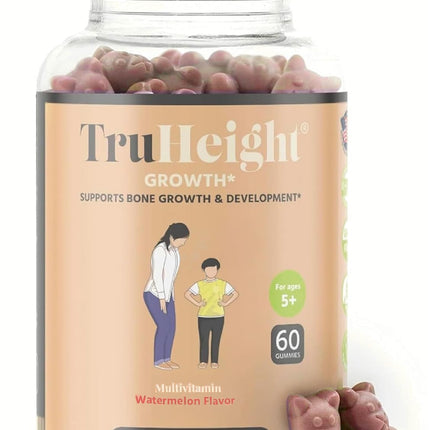 TruHeight Growth Gummies (Watermelon) – Natural Growth Support for Kids & Teens