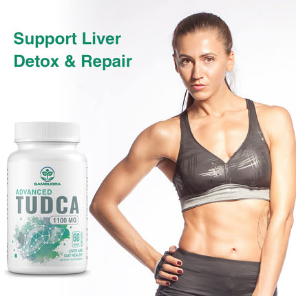 TUDCA 1100mg – Ultra Strength Liver Support (360 Capsules, Pack of 6)
