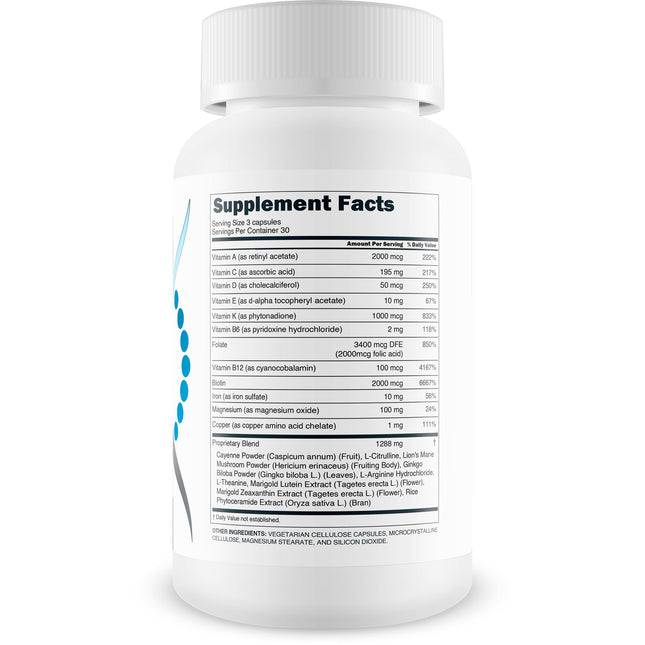 New Vibrations Nutrition Ultra Advanced Memory Formula – Best Memory & Focus Supplement
