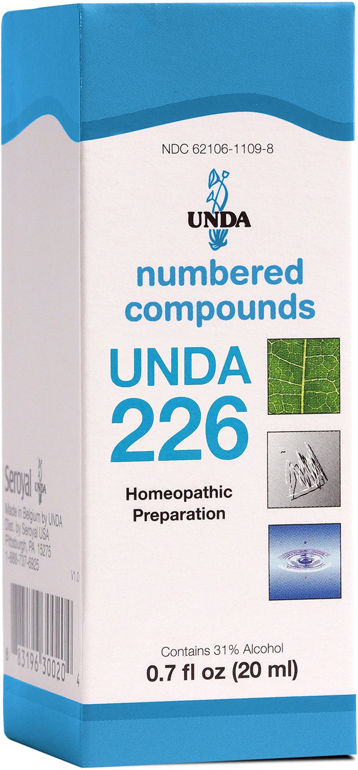 UNDA 226 Numbered Compounds | Homeopathic Preparation | 0.7 fl oz