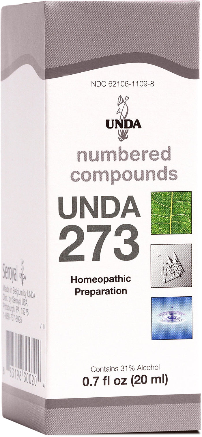 UNDA 273 Numbered Compounds | Homeopathic Preparation | 0.7 fl. oz.