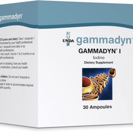 UNDA GAMMADYN I | Iodine Oligo-Element Supplement | 30 Ampoules