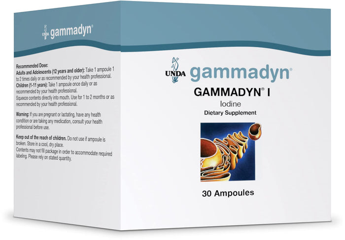 UNDA GAMMADYN I | Iodine Oligo-Element Supplement | 30 Ampoules