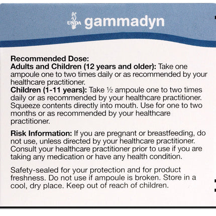 UNDA GAMMADYN I | Iodine Oligo-Element Supplement | 30 Ampoules