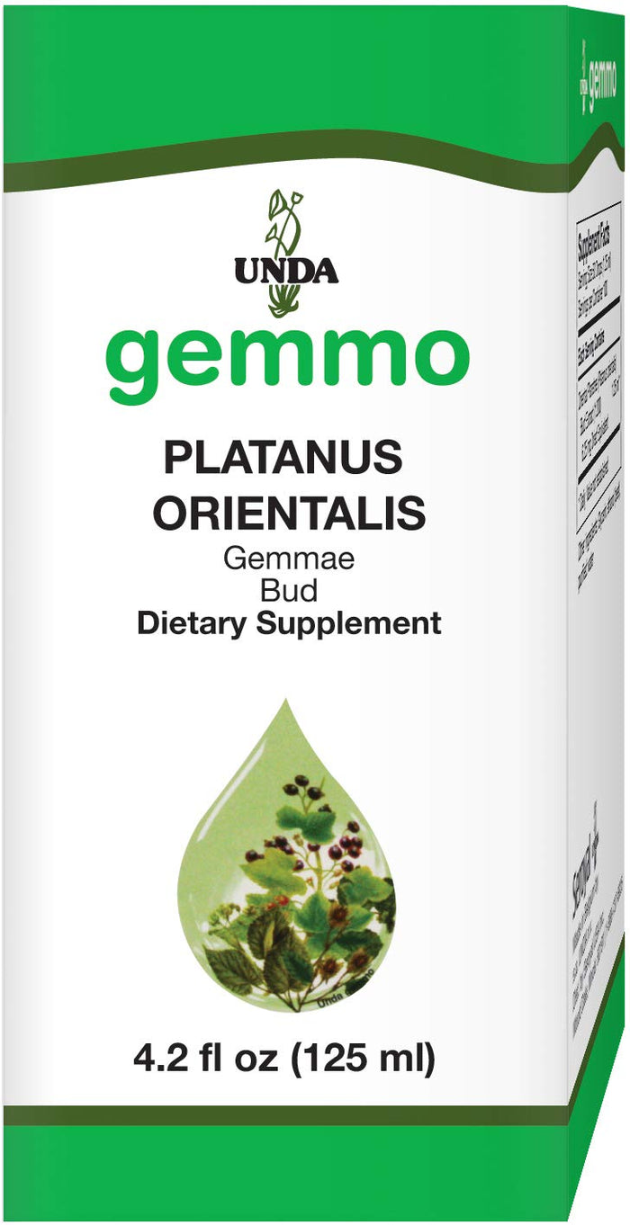 UNDA Gemmo Therapy Platanus Orientalis Plane Buds – 4.2 fl oz | Gemmotherapy Remedy