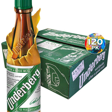 Underberg Case Pack: 3 Single-Serve Herbal Digestive Bitters Bottles