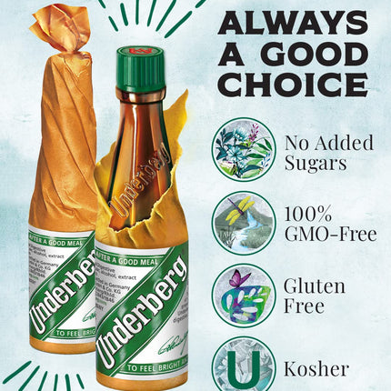 Underberg 120-Bottle Full Case — 4x30 Bottle Convenience Pack