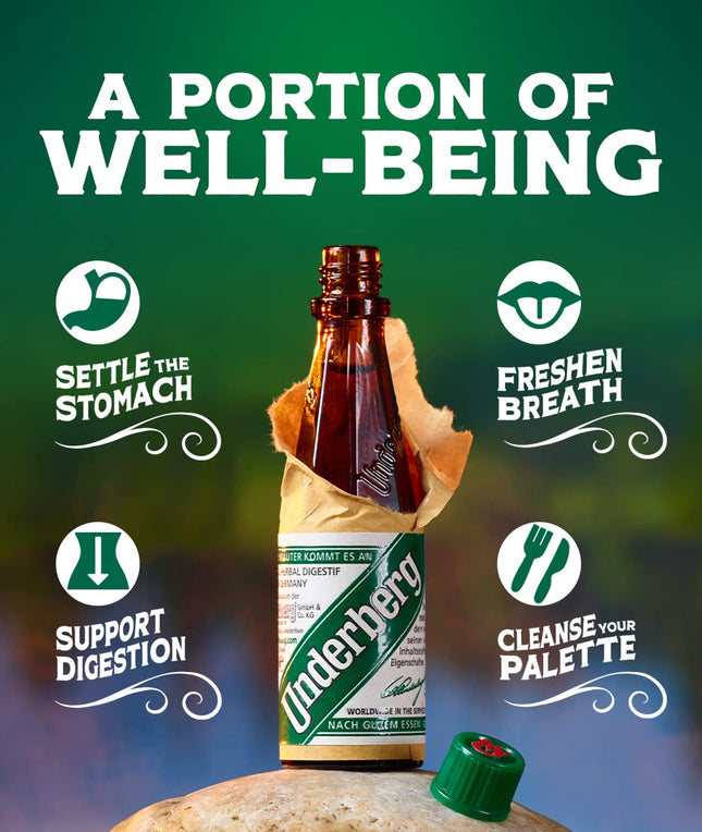 Underberg Natural Herb Bitters, 2-Ounce (Pack of 5) – Digestive Bitters