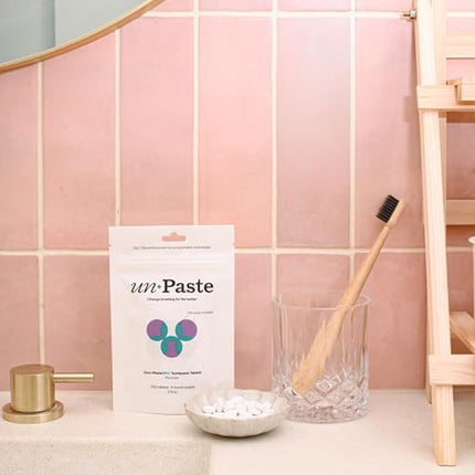 Unpaste Toothpaste Tablets - New Formula, Fluoride Mint, Xylitol Free, 250ct