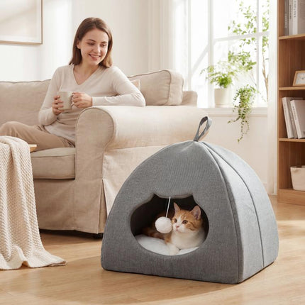 Cat cave bed – product detail image 3