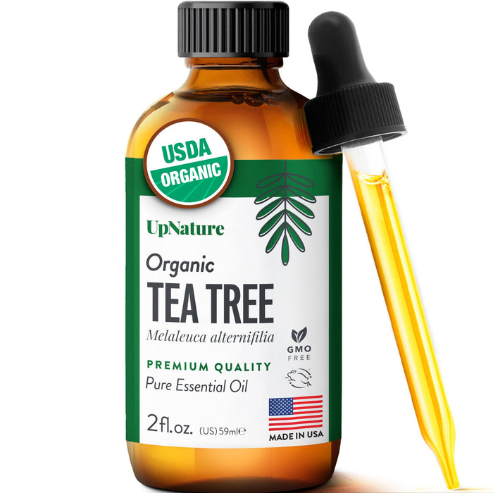 UpNature Organic Tea Tree Oil – 100% Pure Tea Tree Essential Oil 2oz