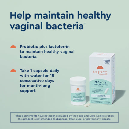Uqora Defend & Promote – Daily Urinary & Vaginal Health Bundle (One‑Month Supply)