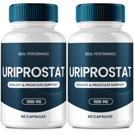 Uriprostat Prostate Health Supplements for Men - All-Natural Capsules (2 Pack)