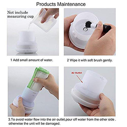 URPOWER 2nd Version Essential Oil Diffuser – 7 Color LED Lights, Auto Shut-Off, White