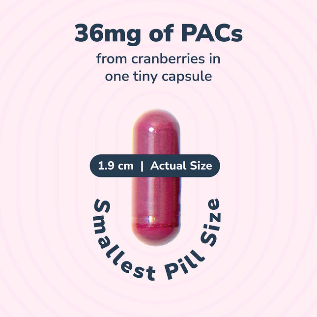 Szio+ Utiva Cranberry PACs – 36 mg PACs for UTI Support | 90 Veggie Capsules