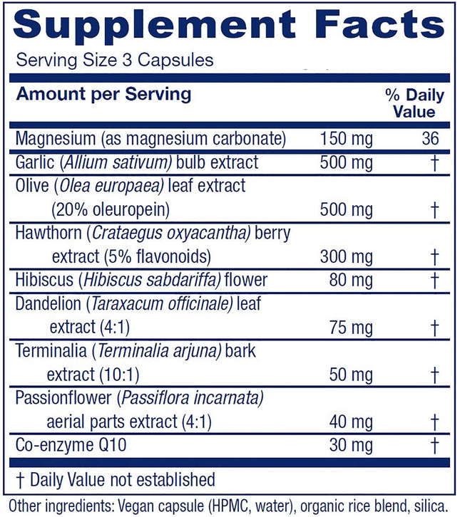 Vitanica VasoBlend – Cardiovascular Support, Vegan/Vegetarian, 180 Capsules