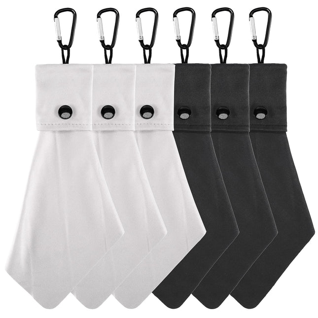 Vemiss 6 Pack Microfiber Cleaning Cloths for Glasses, Screens & More | Reusable, Portable Keychain Kit