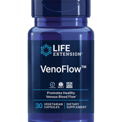 Life Extension VenoFlow Nattokinase Enzyme & Pycnogenol — Supports Healthy Circulation | 30 Vegetarian Capsules