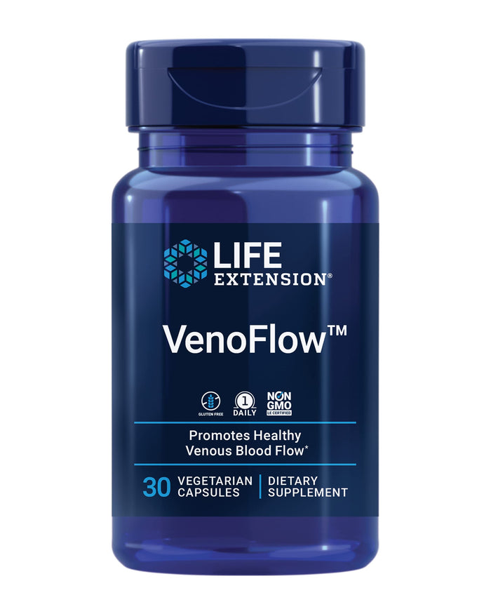 Life Extension VenoFlow Nattokinase Enzyme & Pycnogenol — Supports Healthy Circulation | 30 Vegetarian Capsules