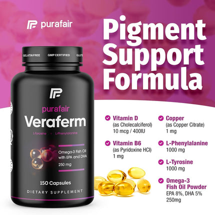 Veraferm Vitiligo Treatment – Improve Pigmentation & Reduce White Spots