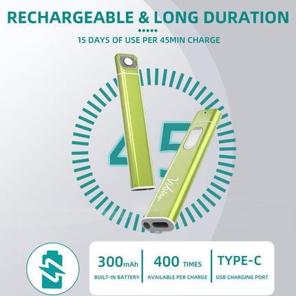 Vibis Insect Bite & Sting Relief Pen — Chemical-Free Quick Itch Relief (Rechargeable, Green)