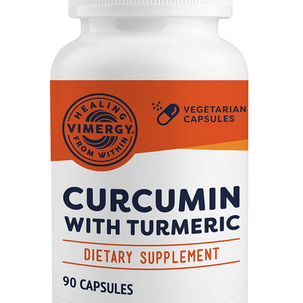Vimergy Curcumin with Turmeric Liquid Capsules – 1000mg per Serving, Non-GMO, Gluten-Free, Vegan & Kosher