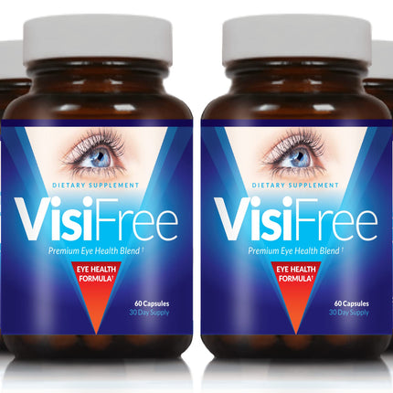 VisiFree Eye Supplements for Adults | Eye Health & Vision Support - 6 Pack
