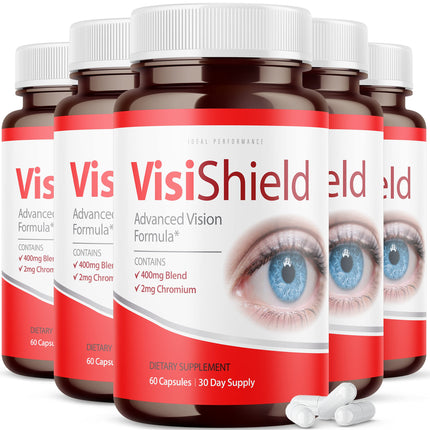 Visishield Advanced Vision Formula - Eye Support (5 Pack, 300 Capsules)