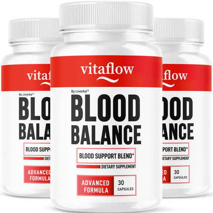 (3 Pack) VitaFlow Capsules – Balance Support Supplement, 90 Capsules