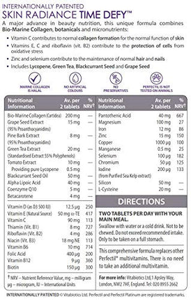 Vitabiotics Perfectil Platinum Skin Radiance - 60 Tablets