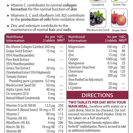 Vitabiotics Perfectil Platinum Skin Radiance - 60 Tablets