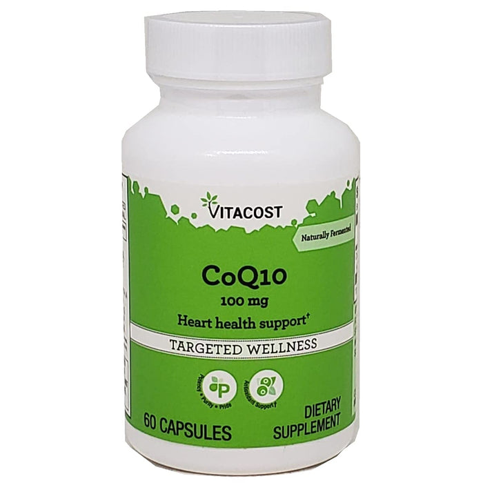 Vitacost CoQ10 100 mg - 60 Capsules | Coenzyme Q10 Supplement