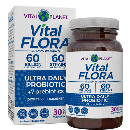 Vital Flora Ultra Daily Probiotic 60B CFU | Vital Planet