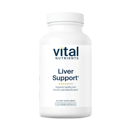 Vital Nutrients Liver Support Milk Thistle & Curcumin | Vegan, Gluten-Free | 120 Capsules