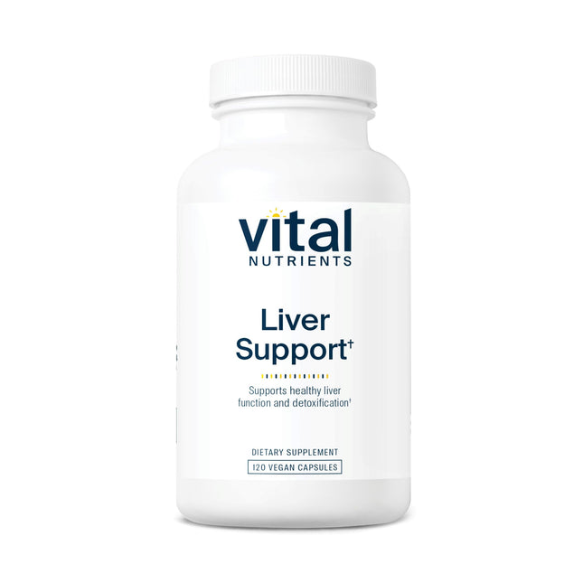 Vital Nutrients Liver Support Milk Thistle & Curcumin | Vegan, Gluten-Free | 120 Capsules