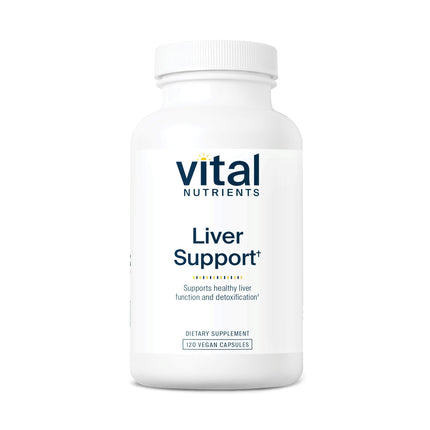 Vital Nutrients Liver Support Milk Thistle & Curcumin | Vegan, Gluten-Free | 120 Capsules
