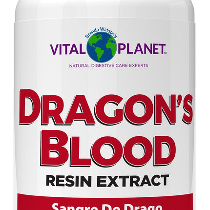 Vital Planet Dragon's Blood Resin Extract Croton lechleri – Digestive Health, 500 mg, 60 Capsules