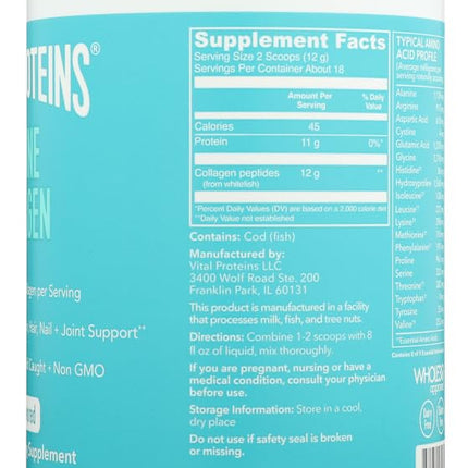 Vital Proteins Marine Collagen Peptides (2-Pack) – 144 Servings