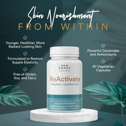 Vitalifi ReActivate Skin Health Formula by Dr. Rosenberg – 30 Count (Pack of 3)