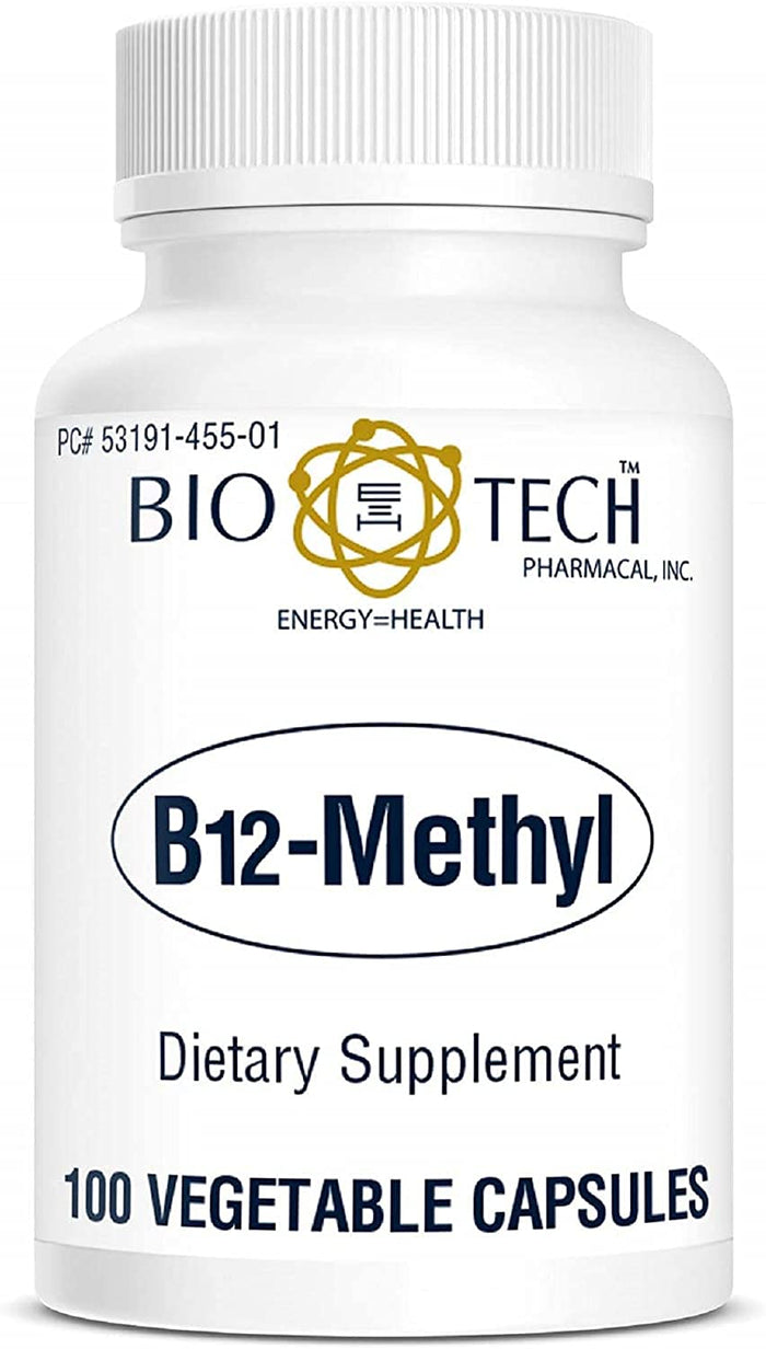 Vitamin B12 Methylcobalamin 1000 mcg – 100 Capsules