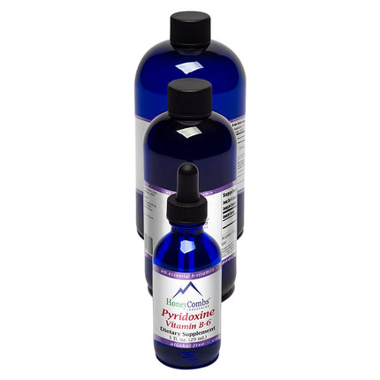Vitamin B6 Drops (Pyridoxine) – Liquid B Vitamin for Brain & Immune Support (Alcohol-Free, 16 oz)