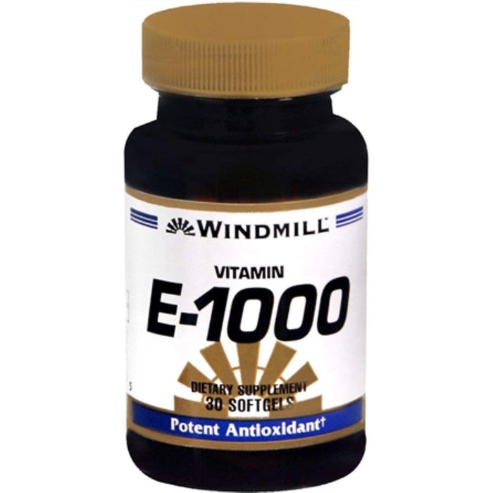Vitamin E SFGL 1000 IU SYN WMILL Softgels – Size: 30