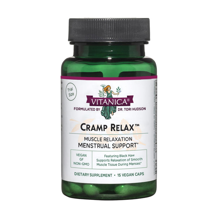 Vitanica Cramp Relax – Vegan Menstrual Support, 15 Capsules