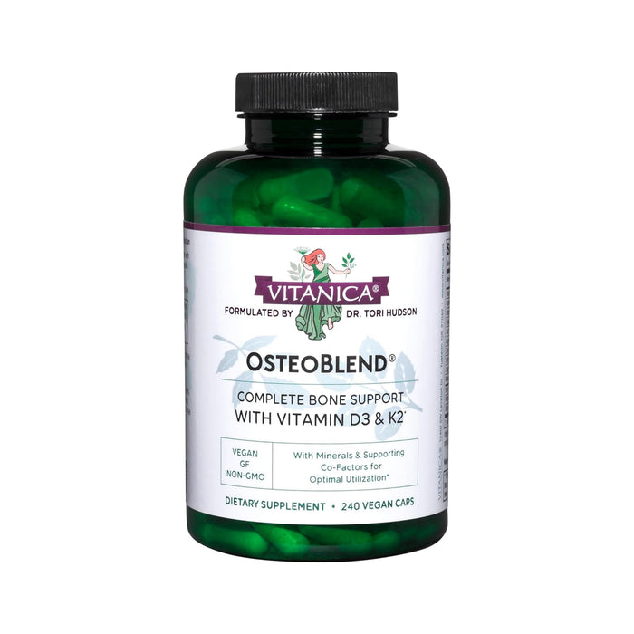 Vitanica OsteoBlend – Bone Support for Vegans | 240 Capsules