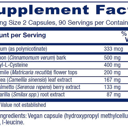Vitanica OvaBlend - Ovarian Health & Hormone Balance for Women - Endocrine Support Supplement with Sarsaparilla Root & NAC - Herbal Dietary Supplement for Women - Pro Logo - 180 Vegan Caps