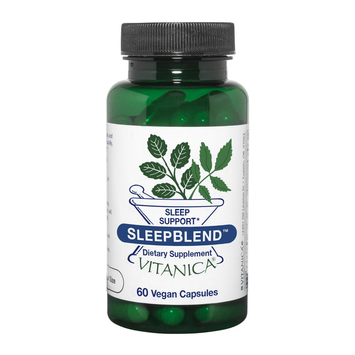 Vitanica Sleepblend – Non Habit Forming Sleep Support, 60 Capsules (Vegan)