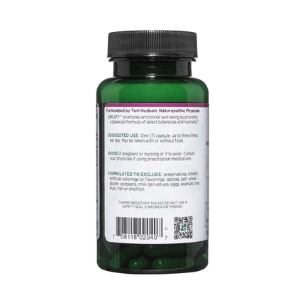 Vitanica Uplift – Mood & Emotional Support (Vegan, 60 Capsules)