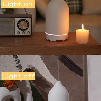 VIVITEST Stone Diffuser 200ML – Ultrasonic Essential Oil Diffuser for Home (White)