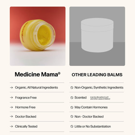 VMAGIC by Medicine Mama's Apothecary – Organic Vulva Balm | Hormone-Free Intimate Moisturizer (3-pack)