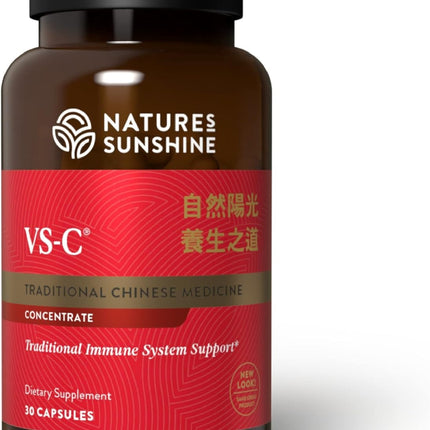 Nature's Sunshine VS-C TCM Concentrate 30 Capsules – Immune Support with Traditional Chinese Herbs